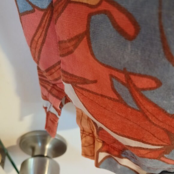 Tommy Bahama Men's Short Sleeve Tropical Print Button Down SZ L - Picture 4 of 8